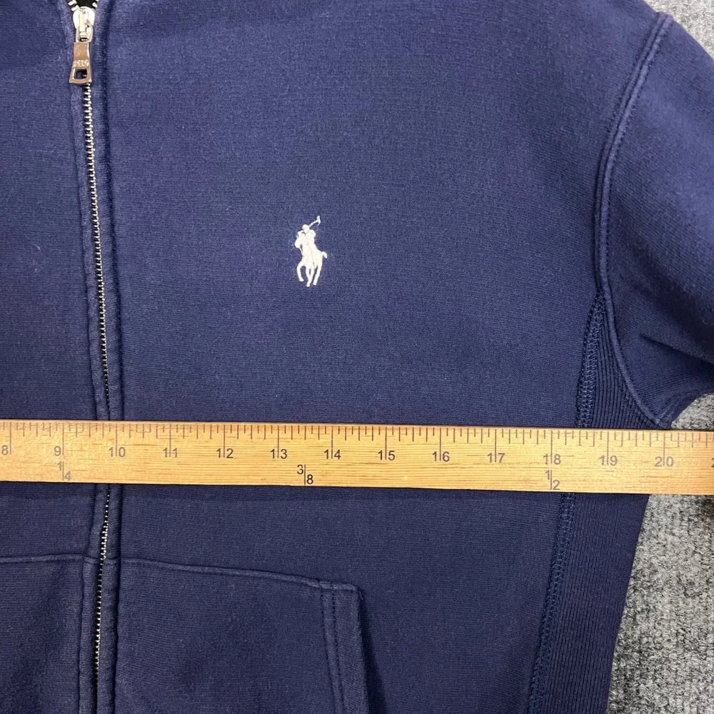 Polo Ralph Lauren Full Zip Hoodie women Small Navy Blue  Pony Logo